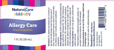 Allergy Care Lbl (Naca0022 Allergy Care Lbl)